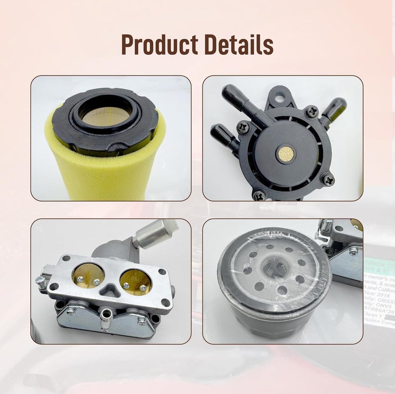 ECOMARK Carburetor Carb Tractor Mower Fit for Husqvarna YTH24V48 YTA22V46 YTH22V46 YTA24V48 YTH24V54 Z246 Z254 YTH23V48 YTH2348 46" 48" Mower Engine - Image 2